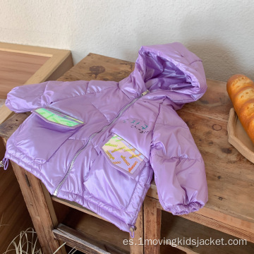 Chaqueta de plumón coreana para niños Niñas